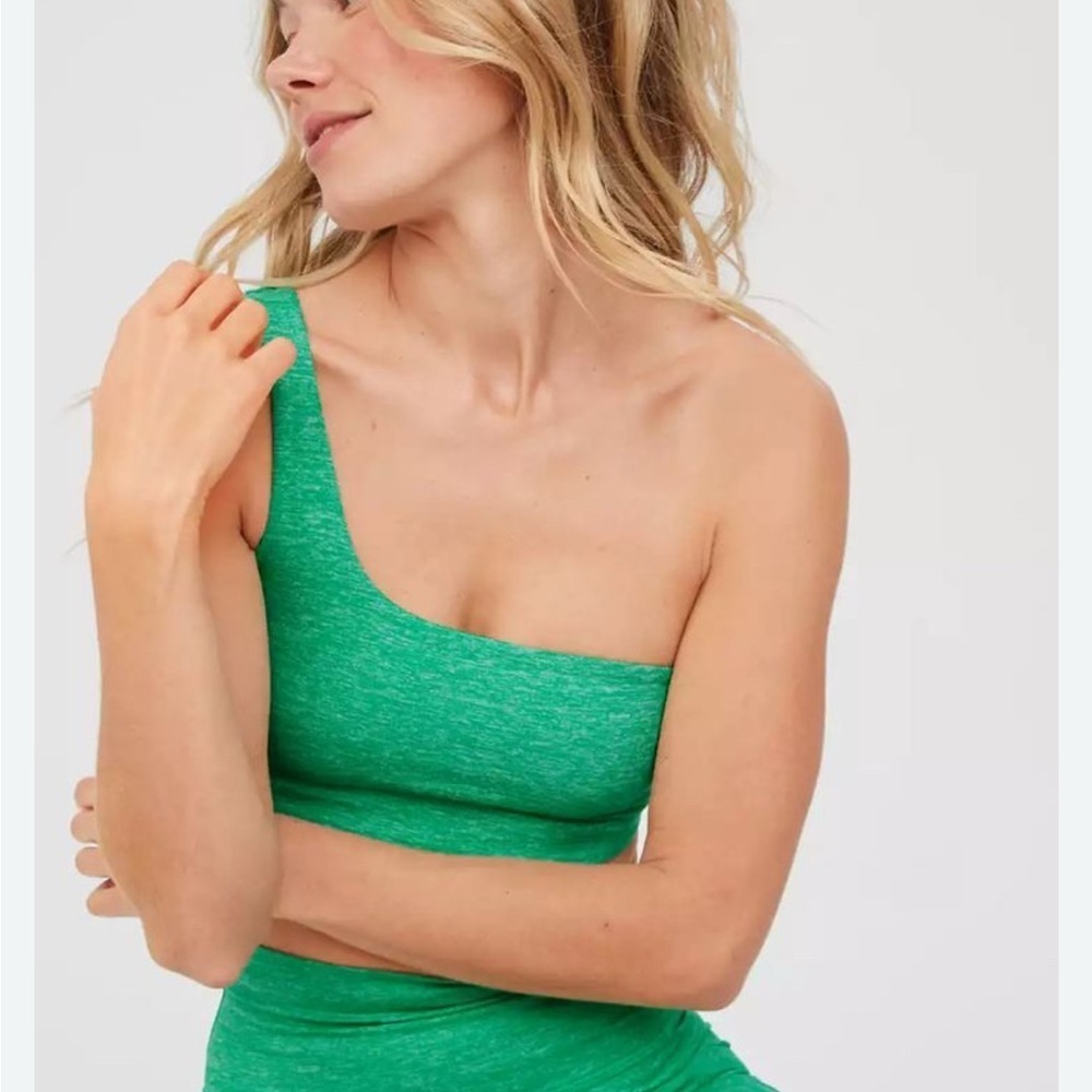 aerie the hugger one shoulder bra size small